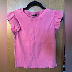 Capped sleeve Zara top